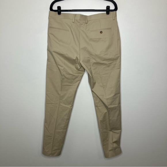 NWT J. CREW Stretch Suit Pant Flex Chino Tapered Thompson Sandy Dune 34x32 - Picture 3 of 7